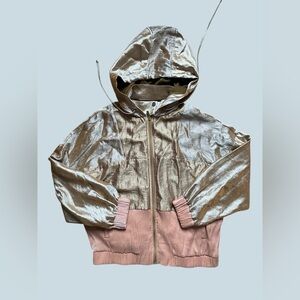 Zara Basic Metallic Brown Jacket